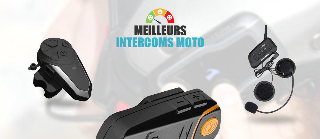 Moman Intercom Moto, H2 Pro【2 Unités Noir】 Main Libre Casque Duo